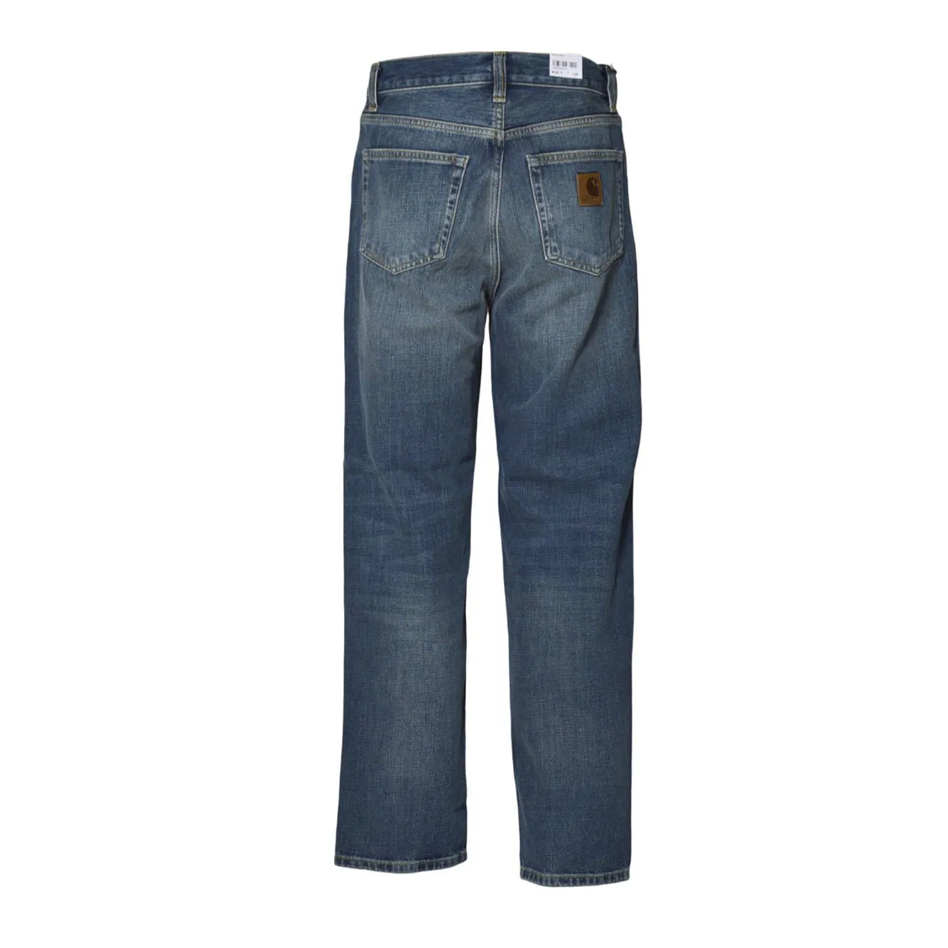 Carhartt WIP Aaron Pant I035879A jeans uomo denim scuro cotone