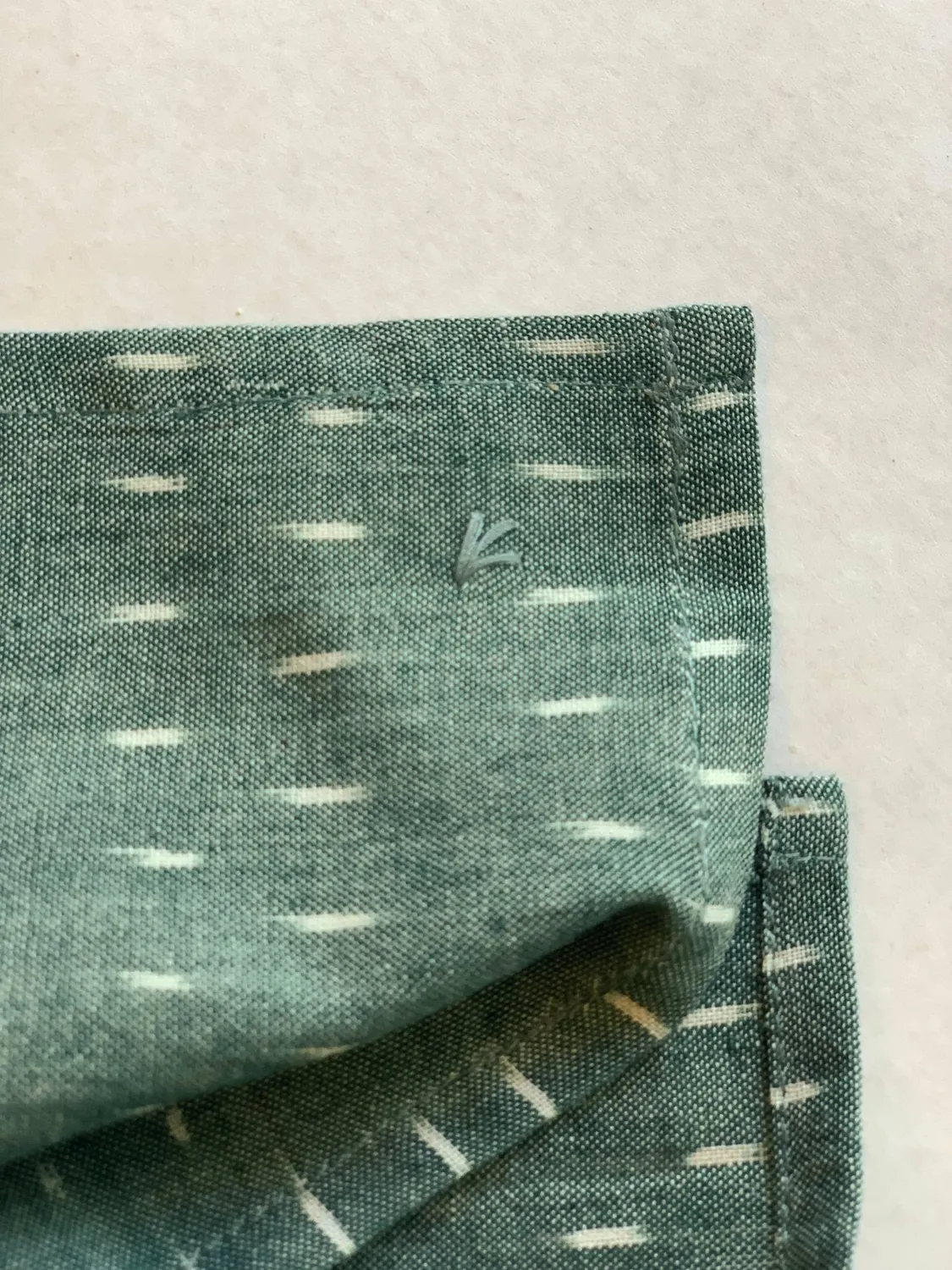 Jyoti Dupatta Ikat Sage foulard cotone leggero