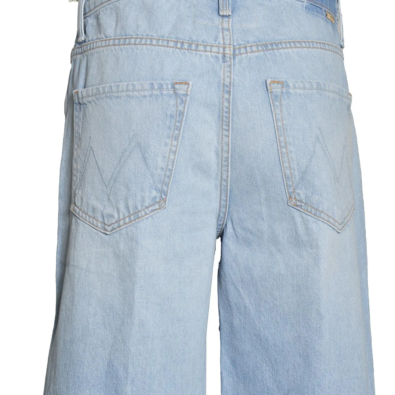 Mother The Ditcher Roller Zip Skimp jeans skinny blu denim