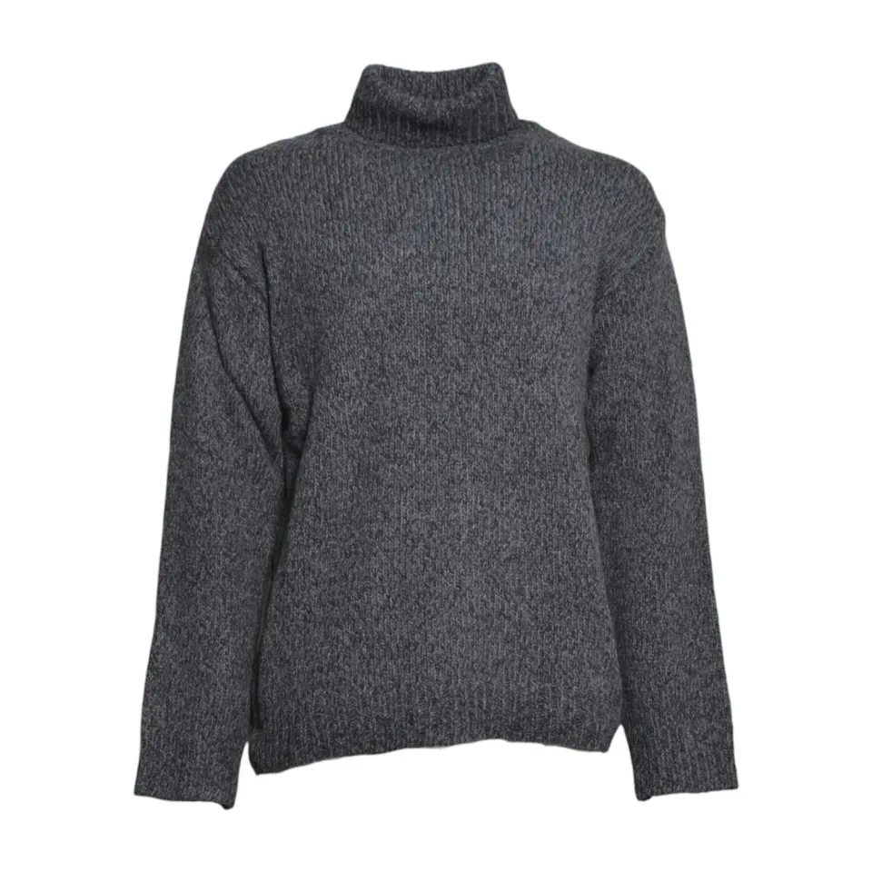 Our Legacy M4263MA maglia collo alto grigia lana