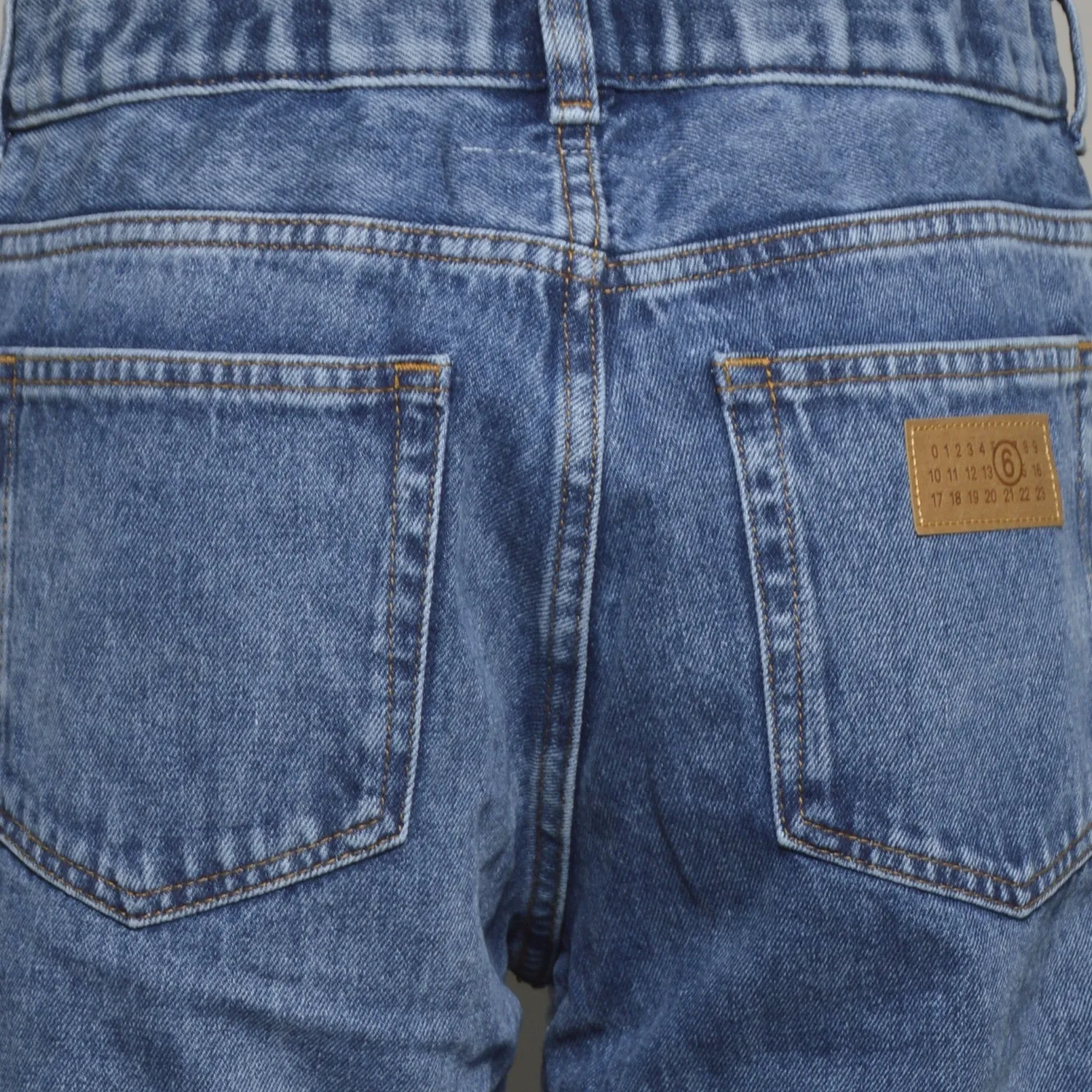 MM6 Maison Margiela Junior jeans M61042 M601 denim blu cotone
