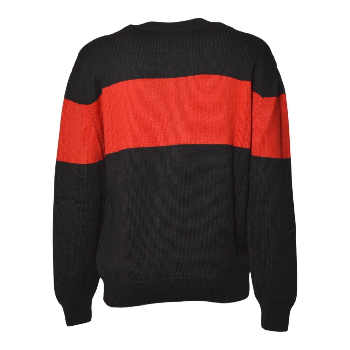 GCDS B2CM1505KI4 Band Logo maglione nero