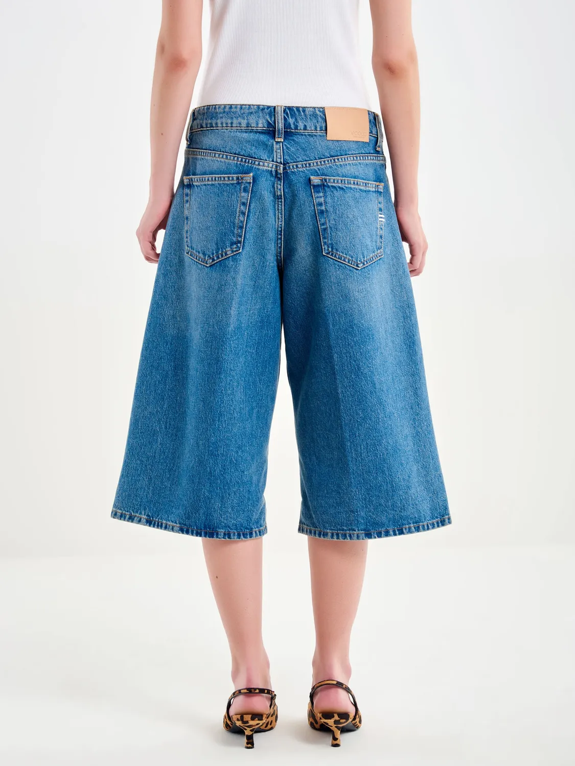 Vicolo Bermuda Shelly Blu shorts beige denim