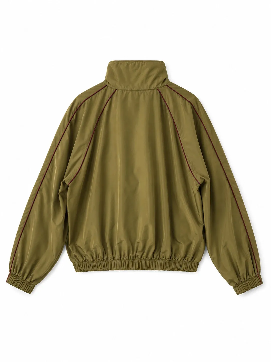 Vicolo Giubbotto in Tessuto Tecnico bomber verde oliva