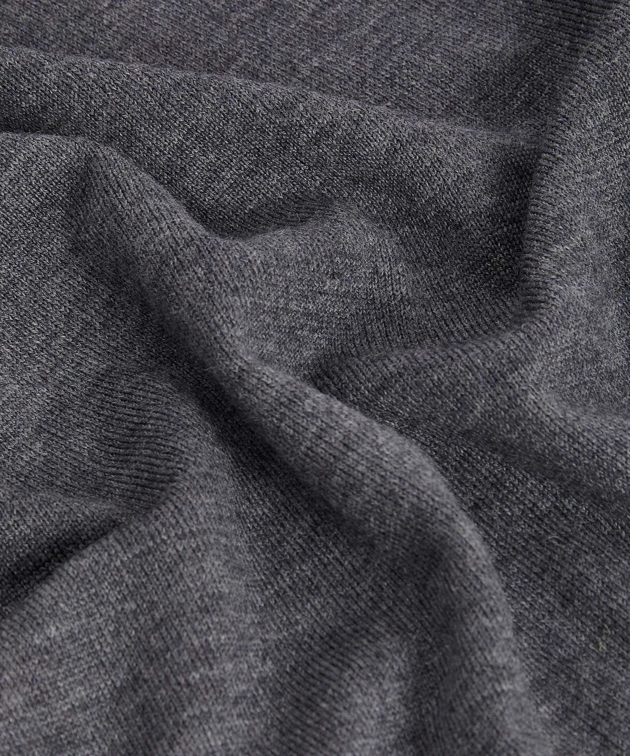 Rodier Maglione uomo merino girocollo grigio scuro