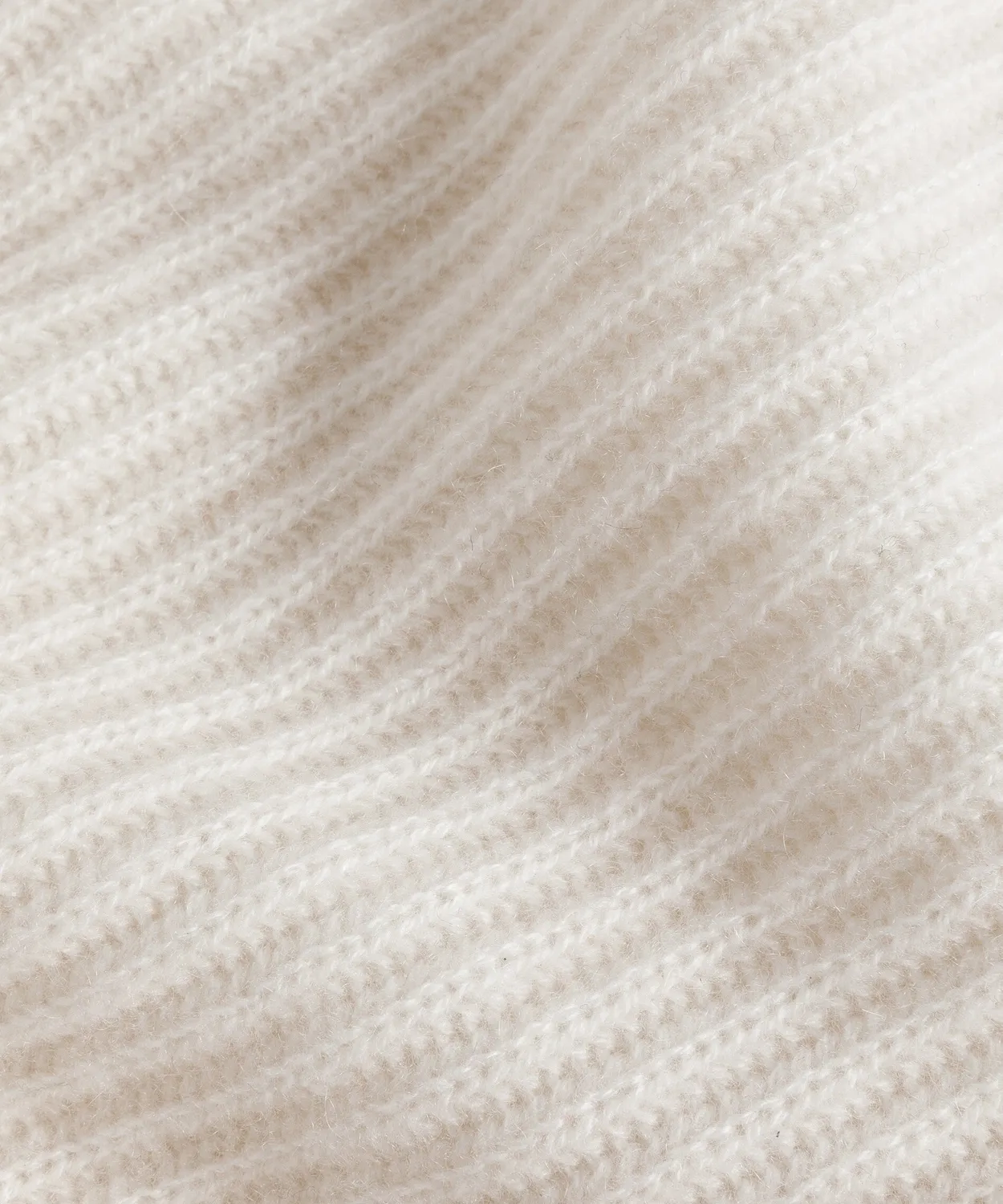 Rodier Maglia girocollo cashmere maglione bianco S
