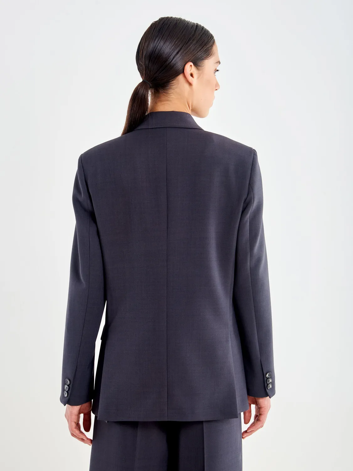 Vicolo Giacca Doppiopetto Reverse grigio asfalto S-L