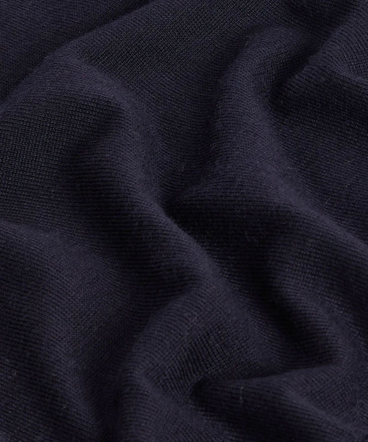 Rodier Dolcevita maglione lana merino blu notte