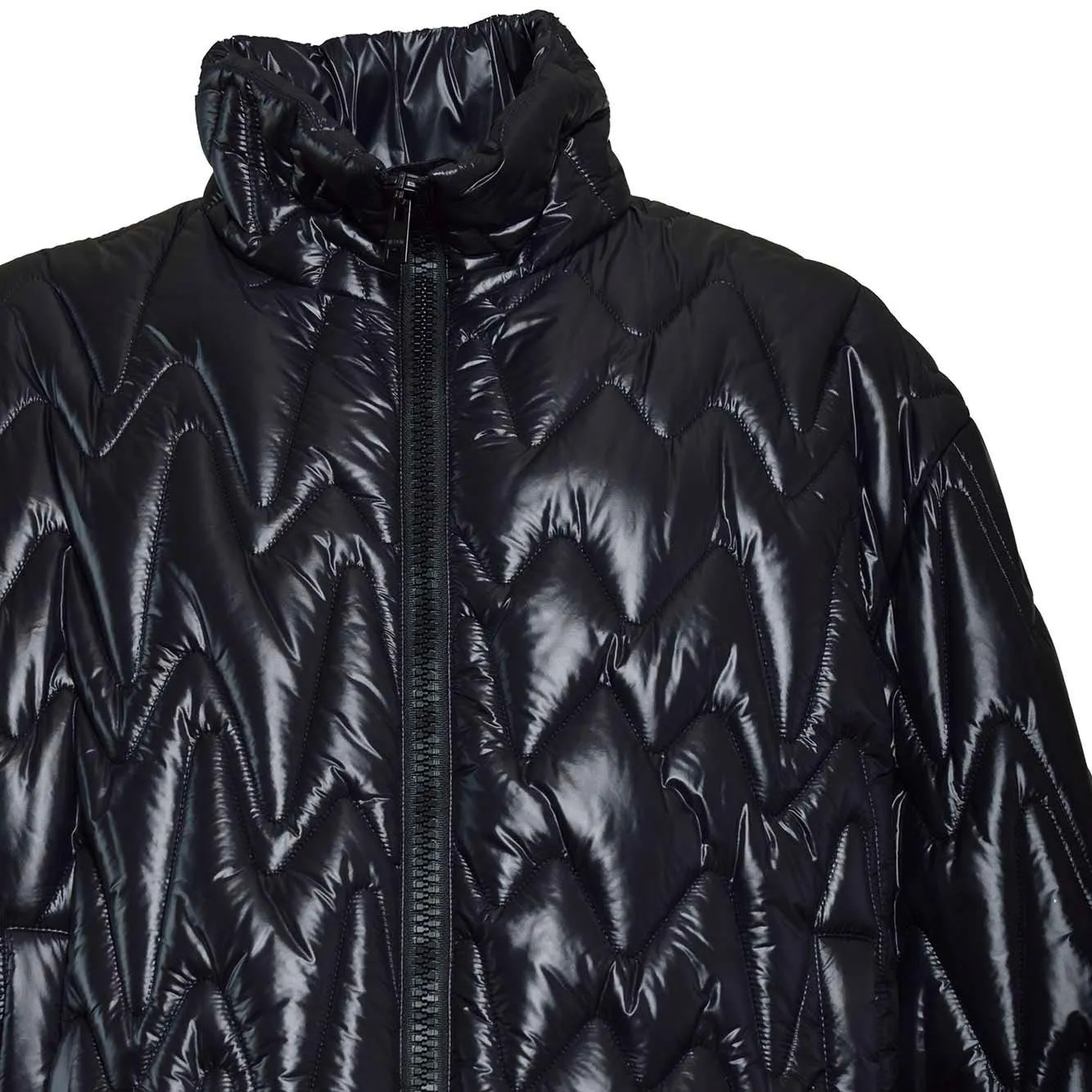 MSGM 3740MH05247532 piumino nero monogram oversize