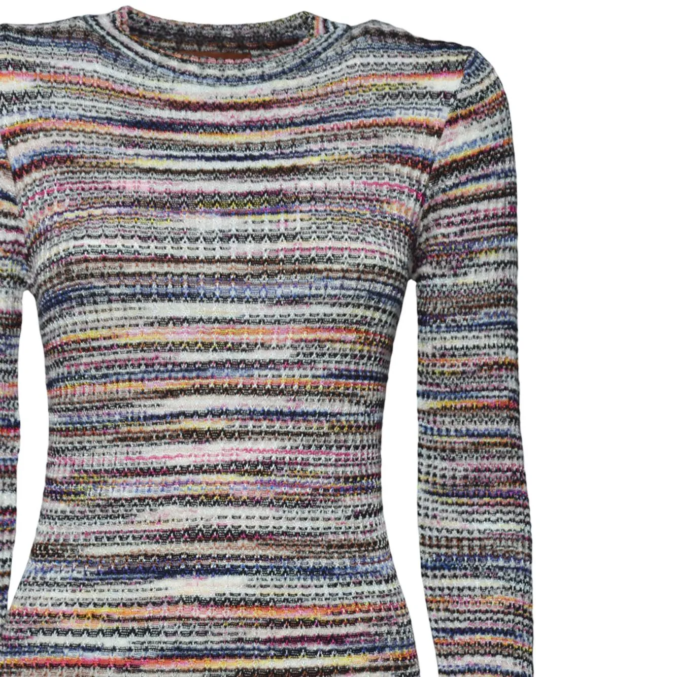 Missoni DS24WG2BBK040B mini abito lana multicolore 42