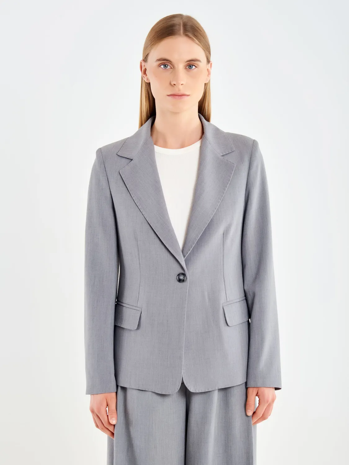 Vicolo Giacca Modello Slim blazer grigio