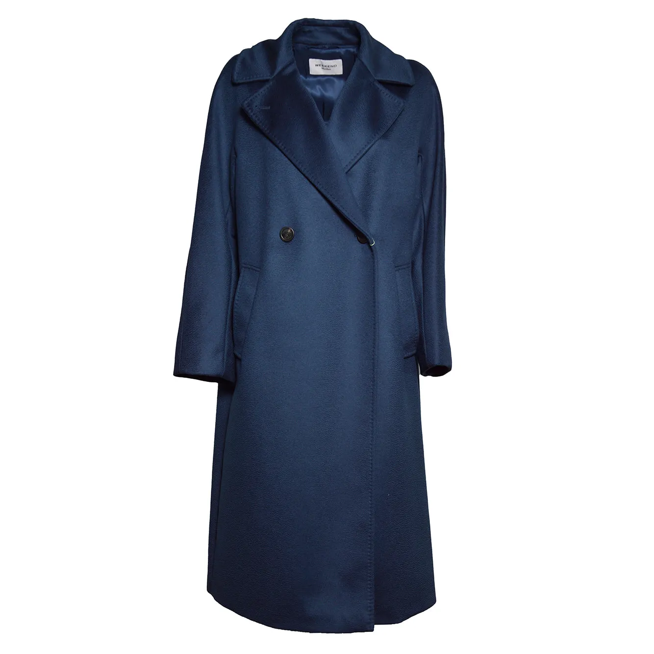 Max Mara Weekend 2625016021600 cappotto blu notte lana