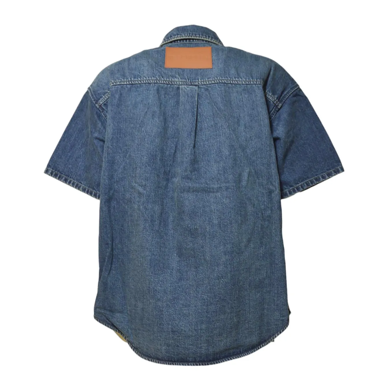 Jil Sander J47DL0168J45291 camicia jeans denim blu M