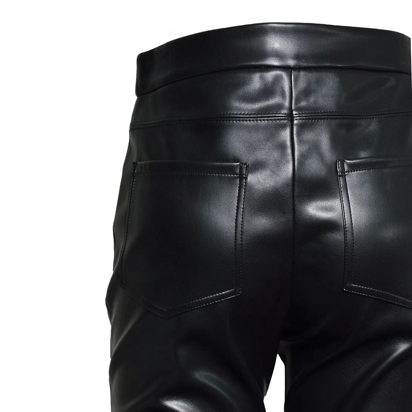 S Max Mara Sublime pantalone nero effetto pelle