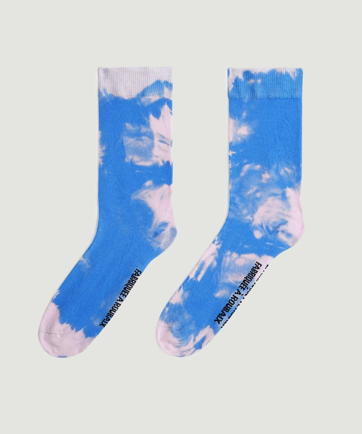 Rodier Calzino Tie & Dye Blu cotone GOTS