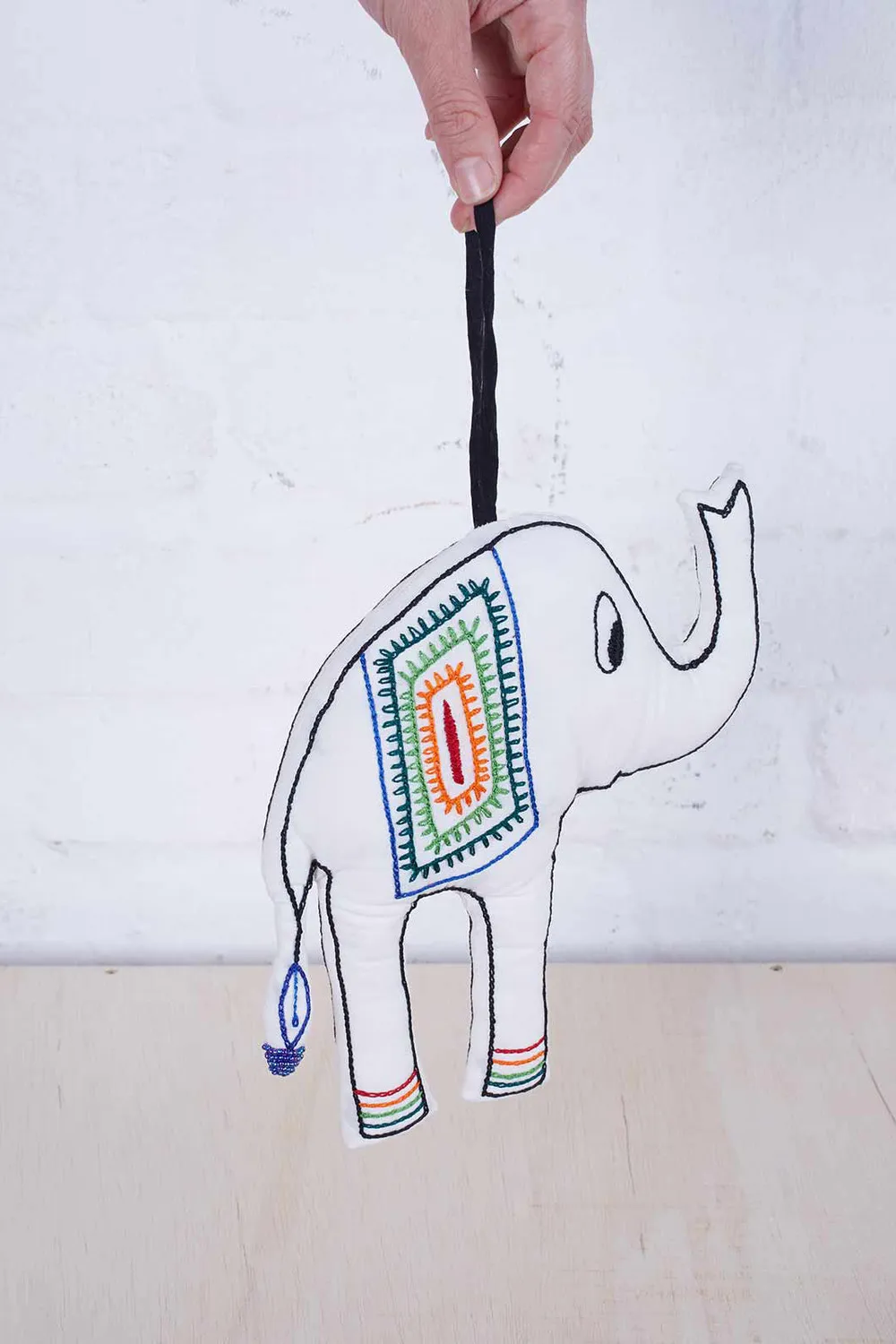 Jyoti Emil peluche elefante cotone bianco