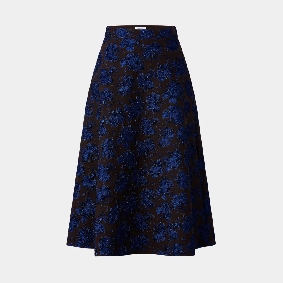 Ports Petal A-Line Gonna Viola Mix Elegante