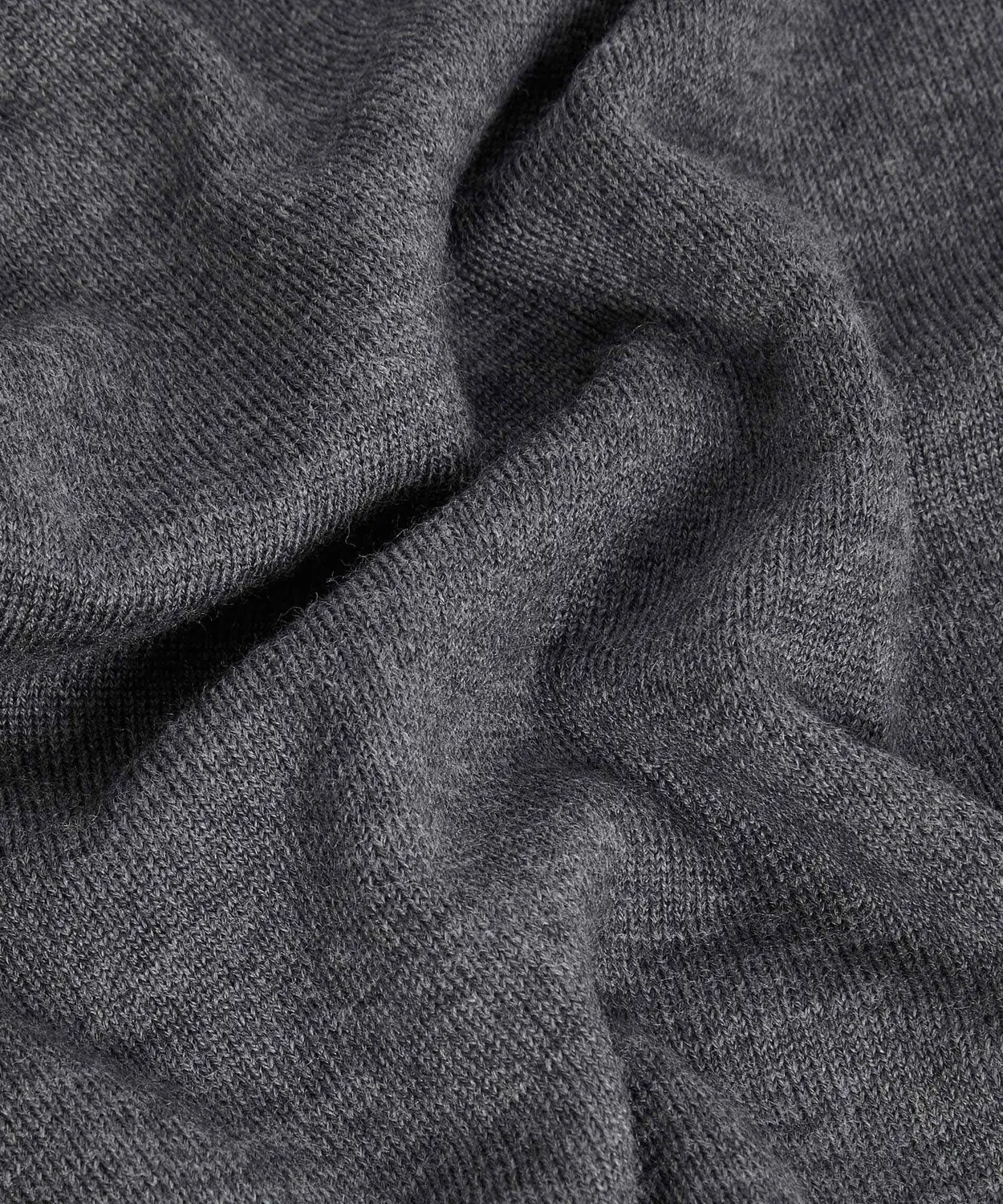 Rodier maglione scollo a V lana merino grigio scuro uomo