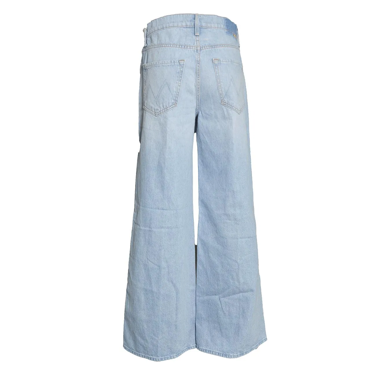 Mother The Ditcher Roller Zip Skimp jeans skinny blu denim