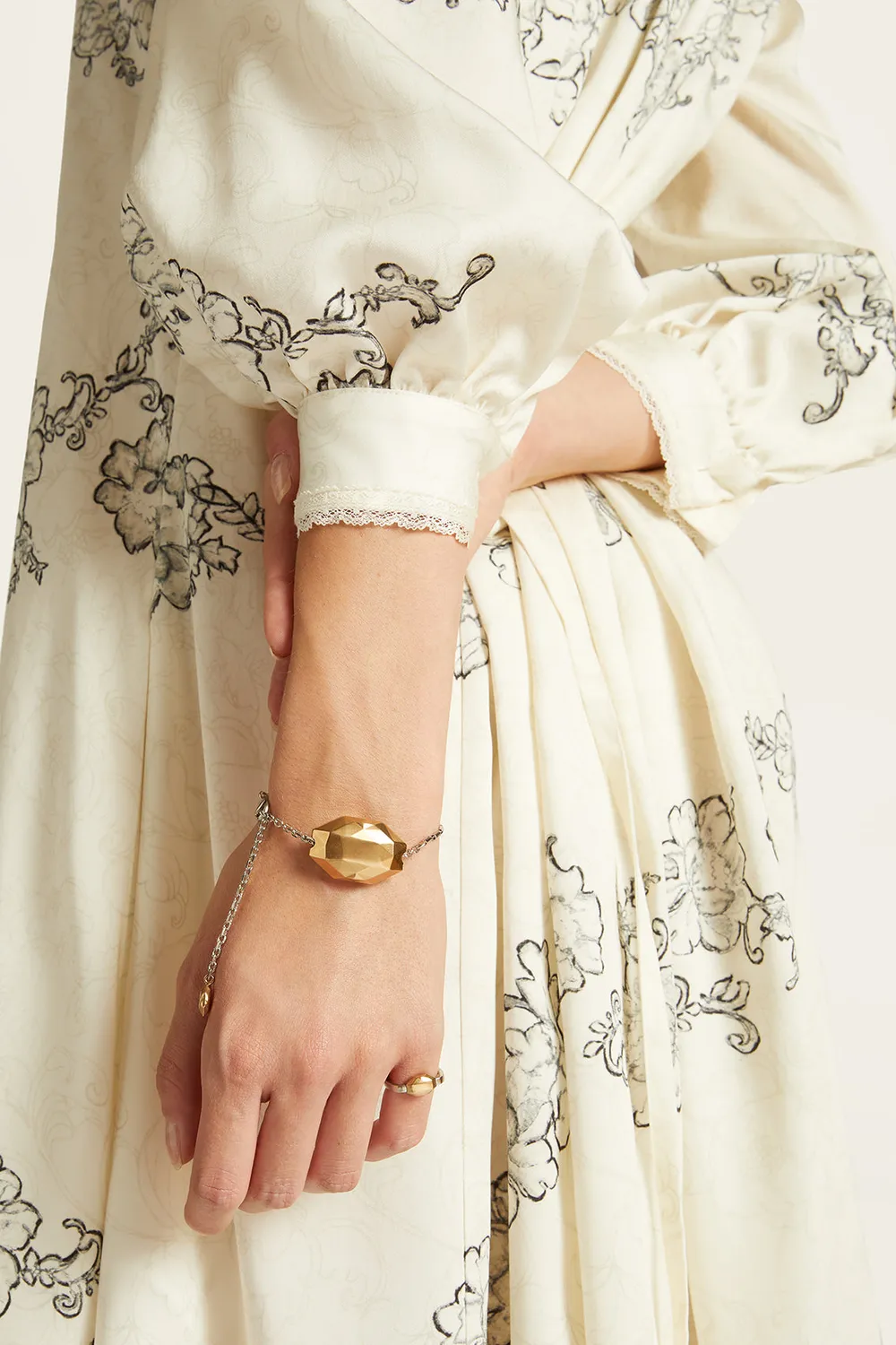 PORTS PW123AJE04 bracciale ottone oro argento
