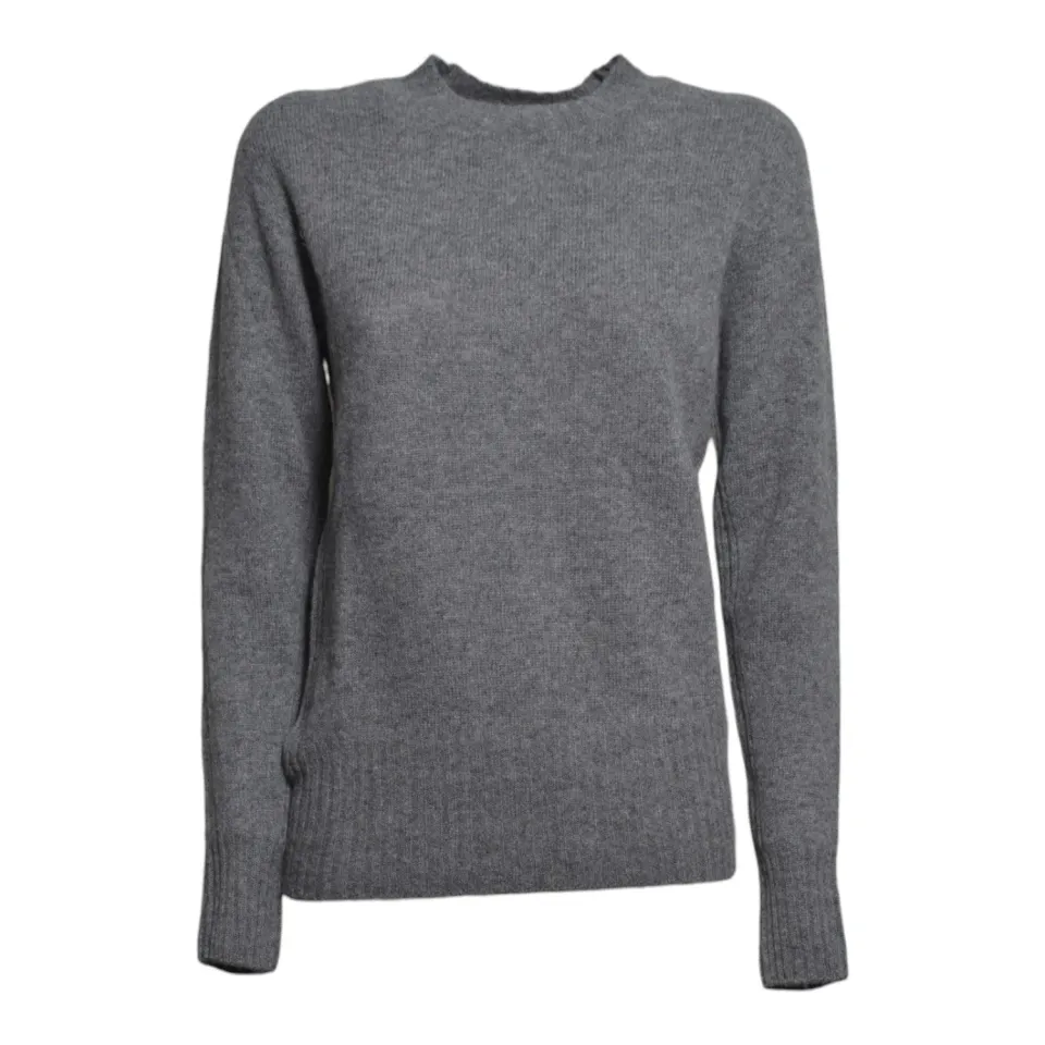 Solotre M3AC0015 cardigan grigio pietra donna