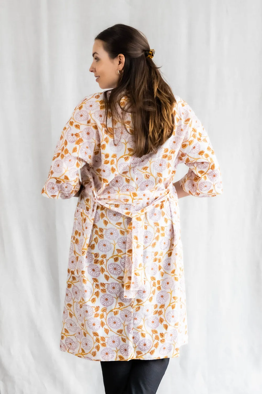 Jyoti - Fair Works Rohani cardigan cotone floreale