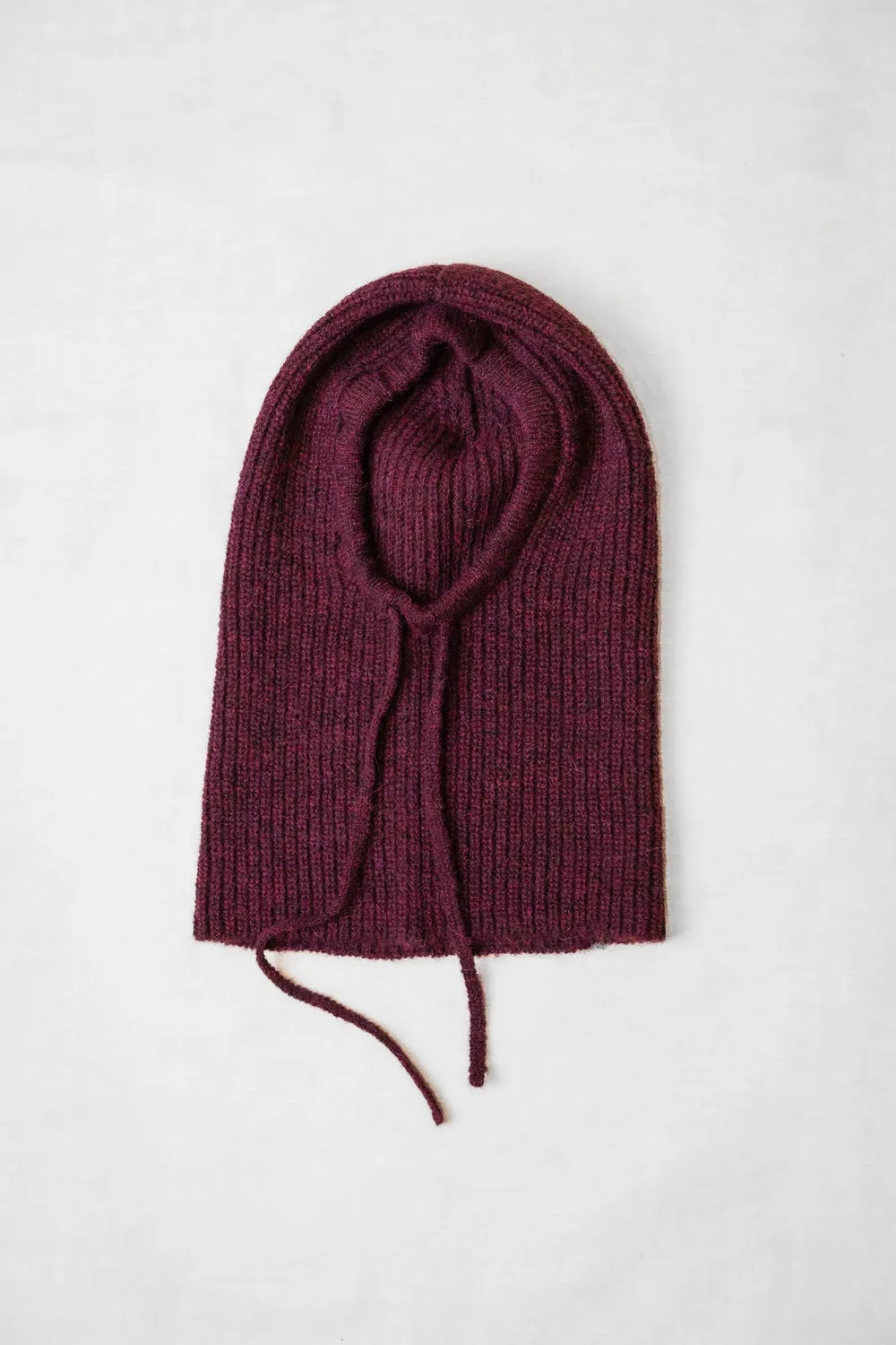 Jyoti Puica balaclava lana alpaca mora
