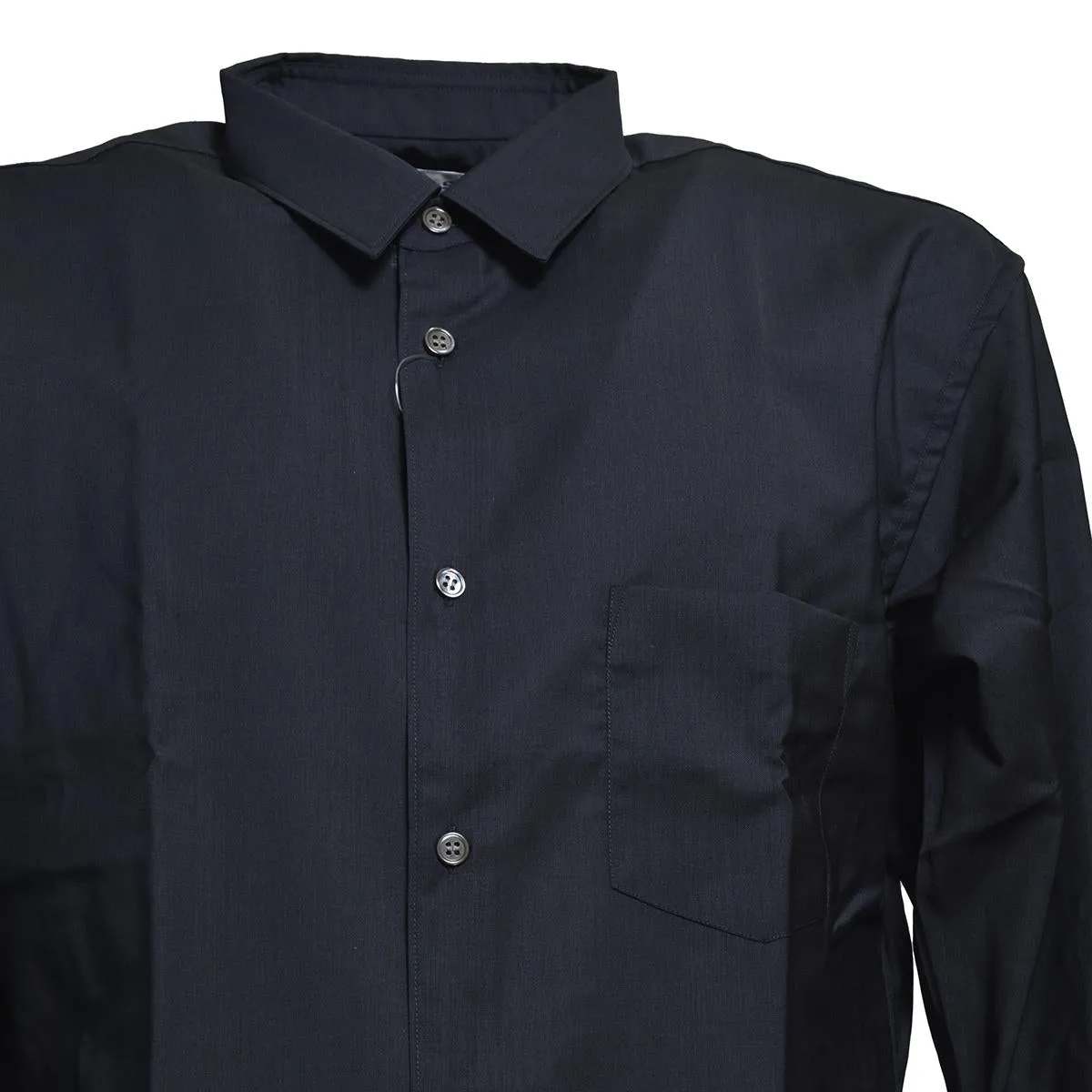 Comme Des Garcons Shirt FZB302PER camicia blu navy
