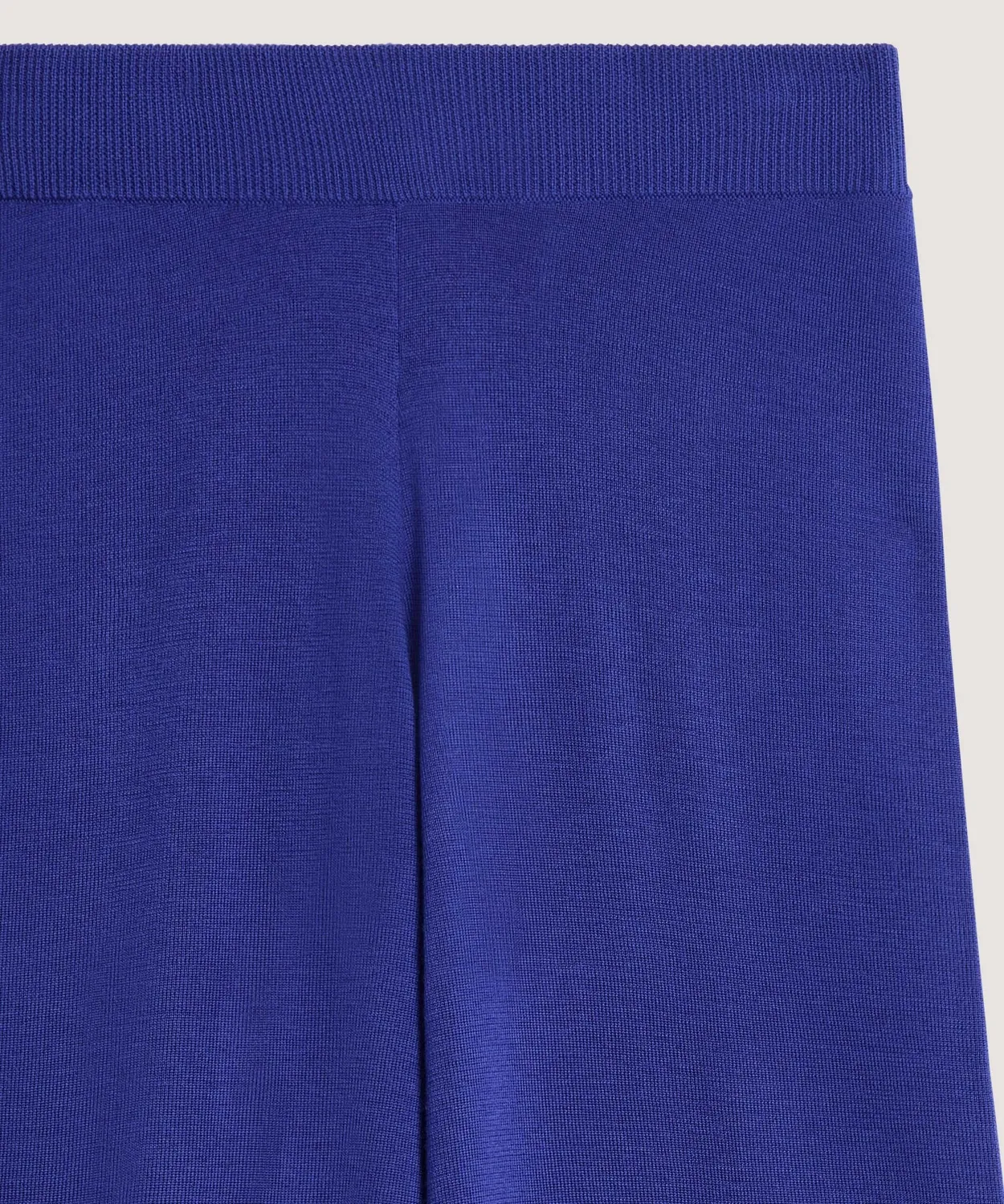 Rodier pantaloni ampi lana merino blu oltremare