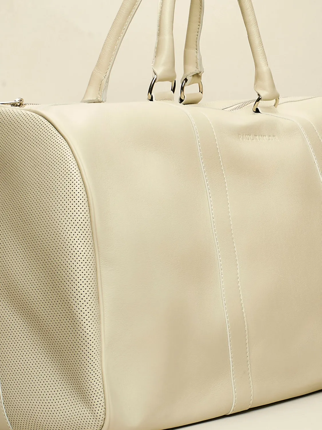 Paul Taylor borsone vitello traforato beige unica
