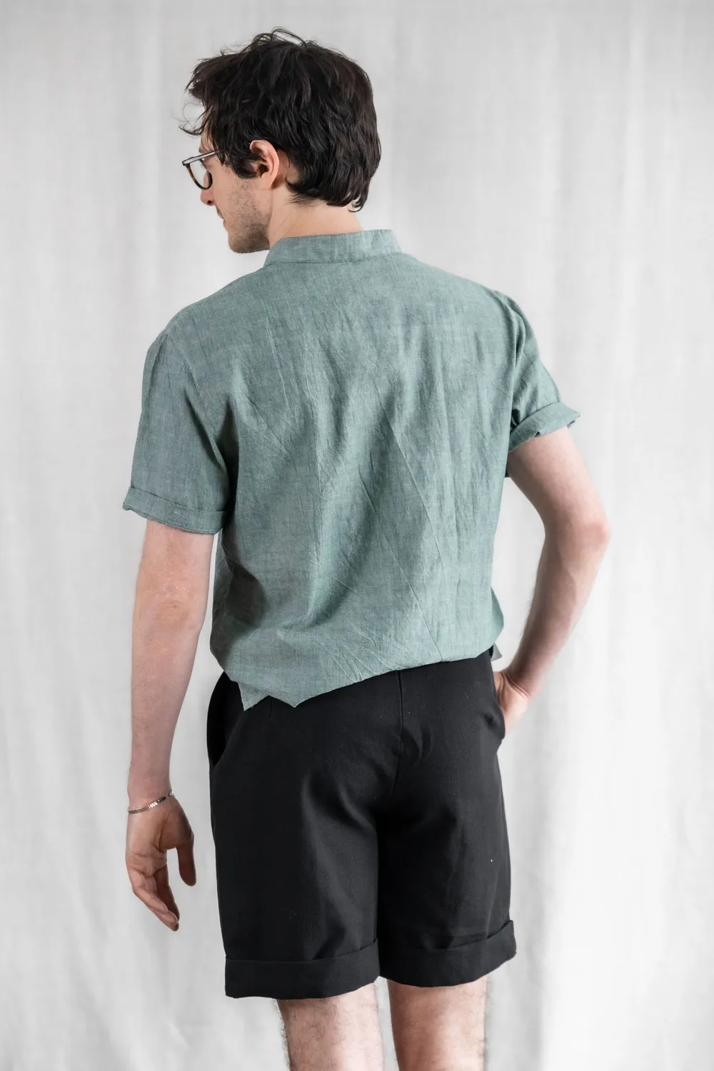 Jyoti Heet Black shorts cotone nero