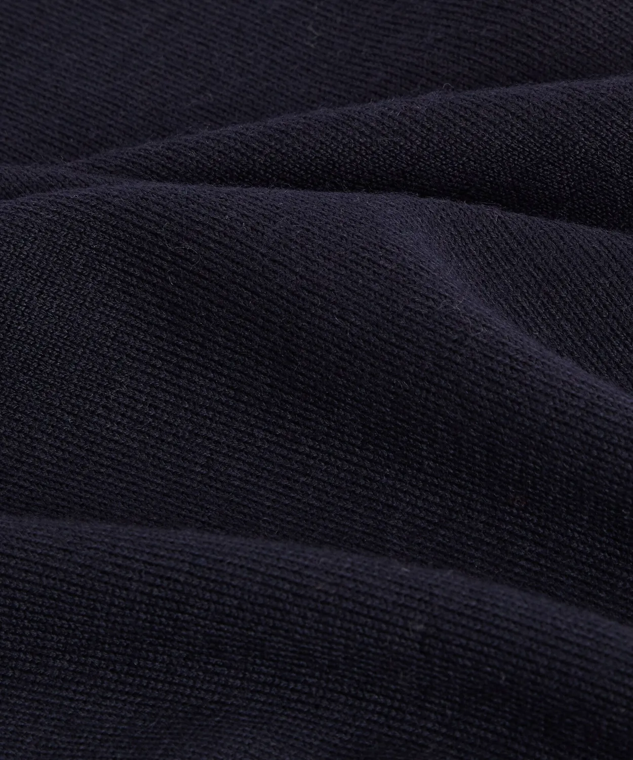 Rodier maglione girocollo uomo lana merino blu notte