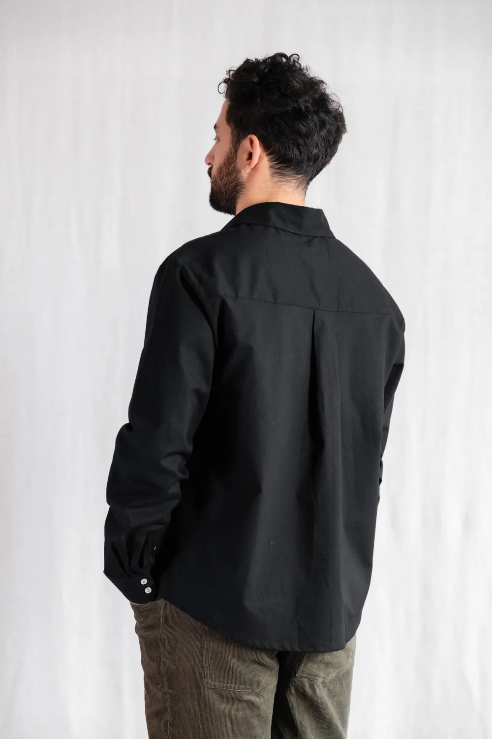 Jyoti Fair Works Nakshita camicia cotone nera