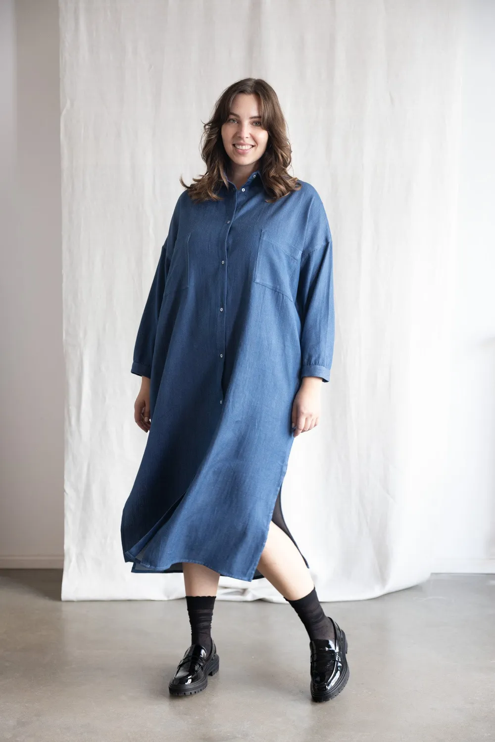 Jyoti Ananya Denim abito camicia denim