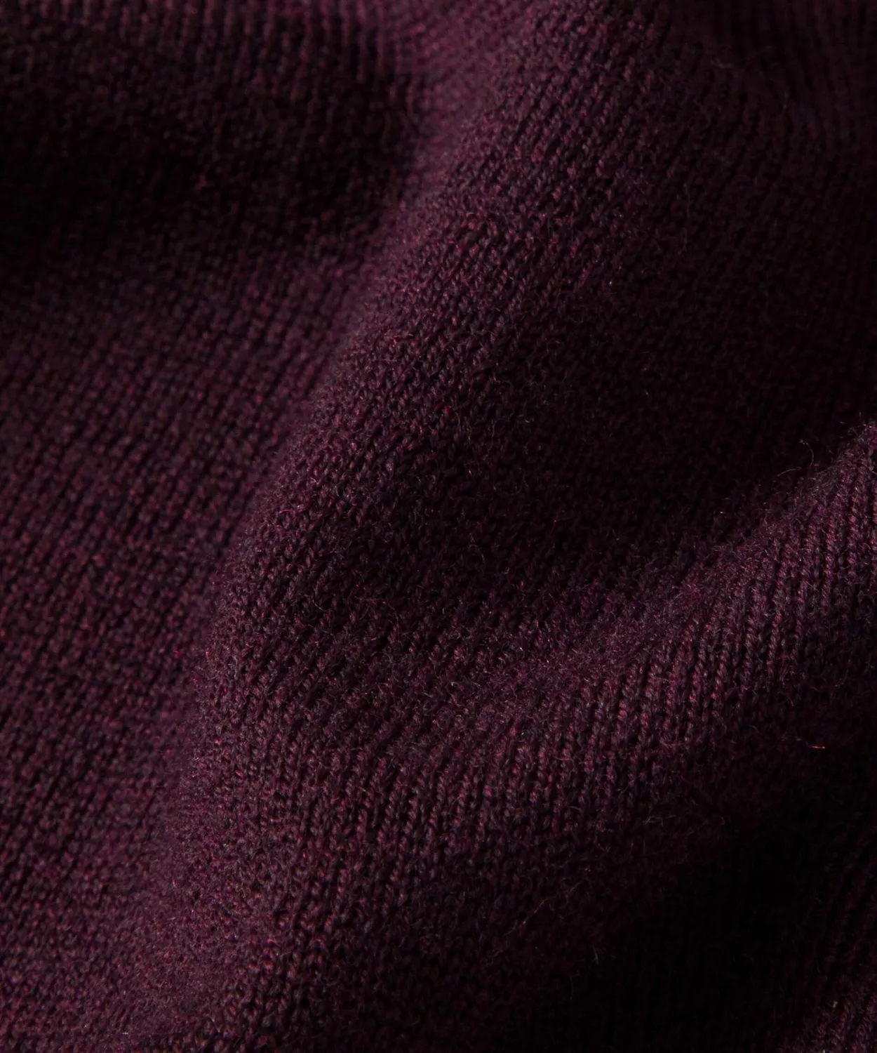 Rodier abito lungo lana merino melanzana donna