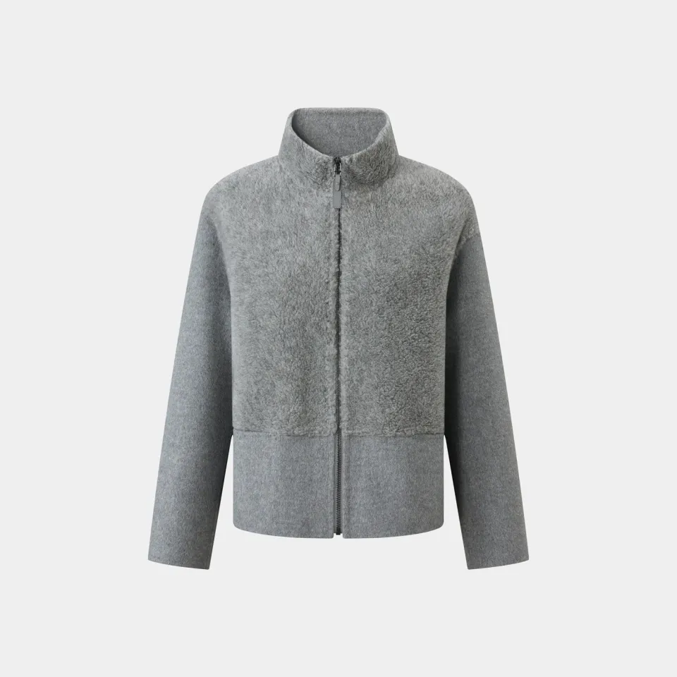 PORTS FW25 cappotto corto grigio cenere