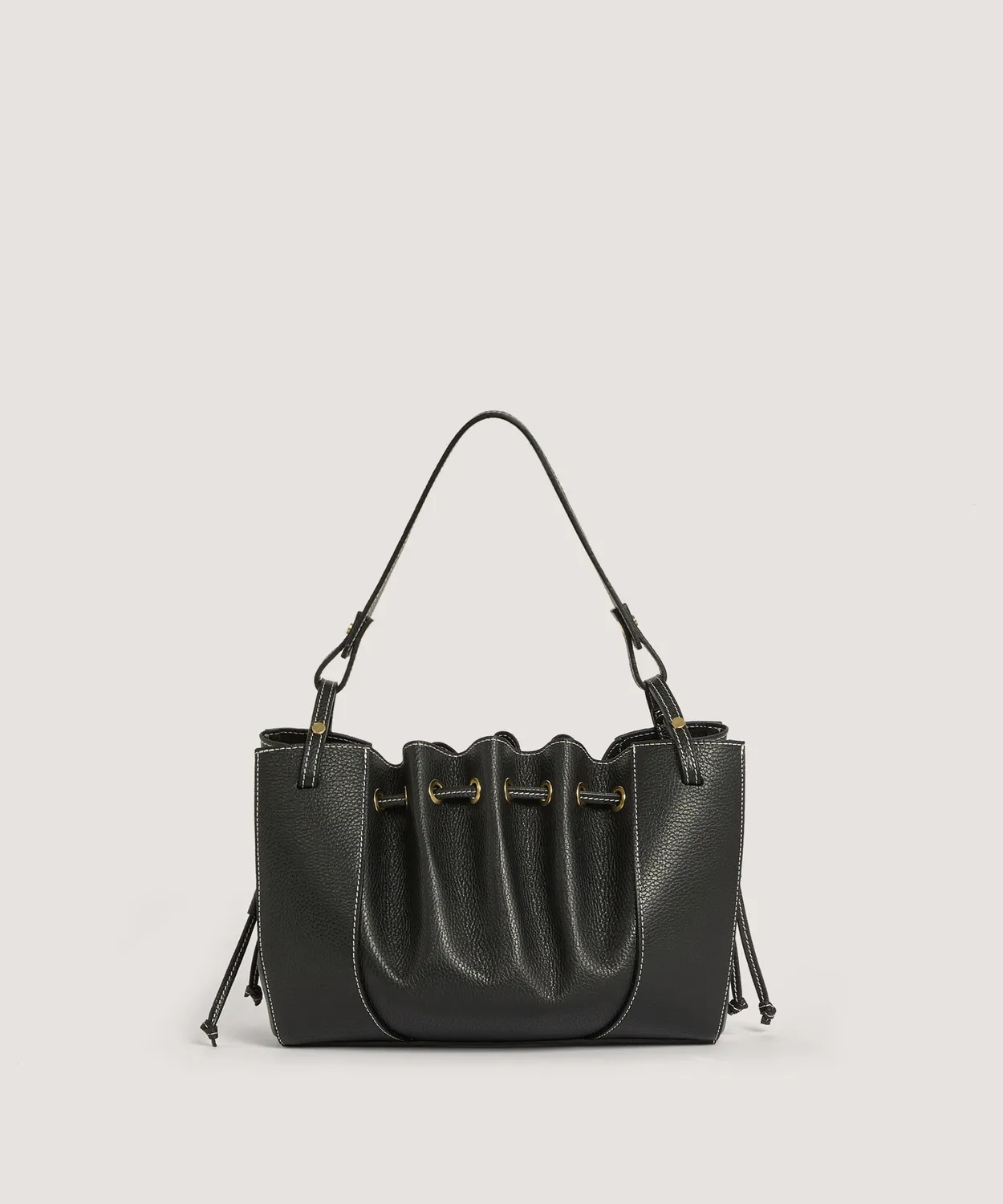 Rodier borsa Victoria pelle nera tracolla