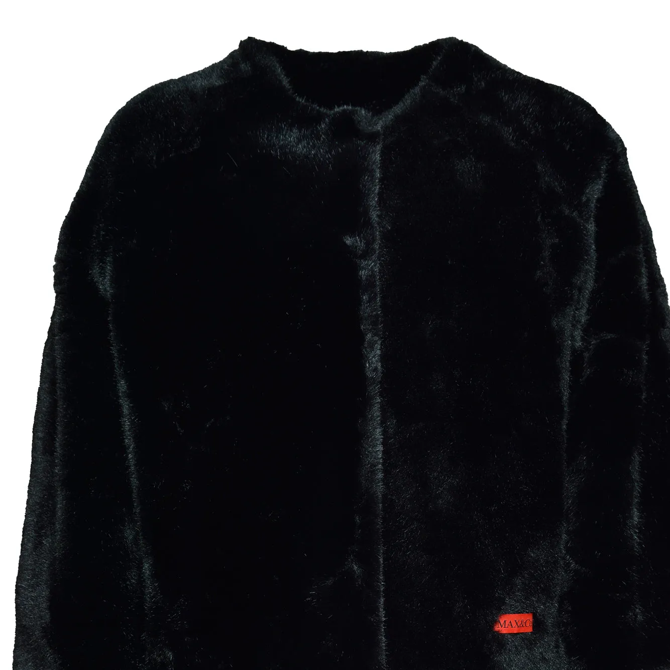 Max&Co Junior MX0371MX01S pelliccia sintetica nero
