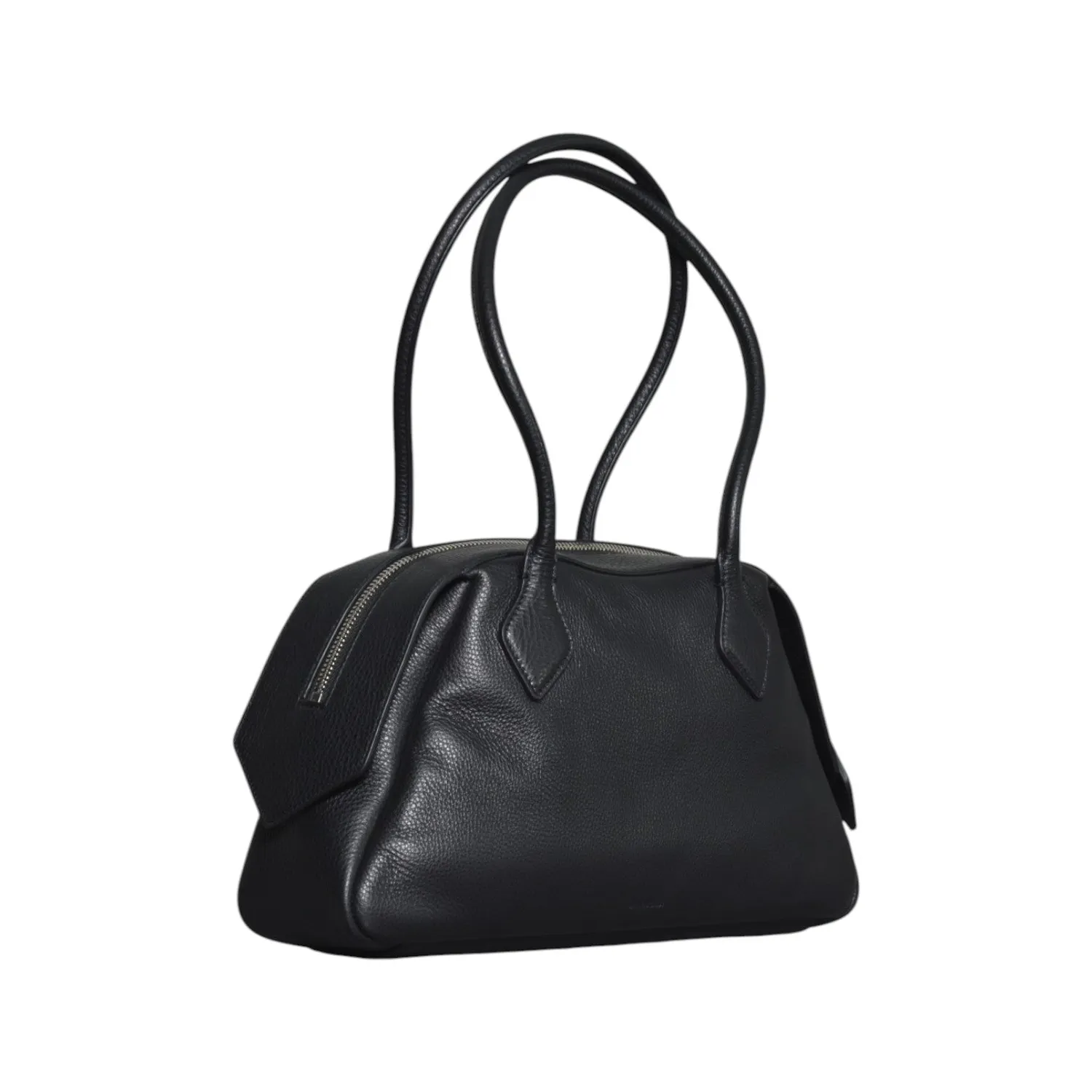Minobossi FOLDANGIEAIRESB borsa a mano nera in pelle