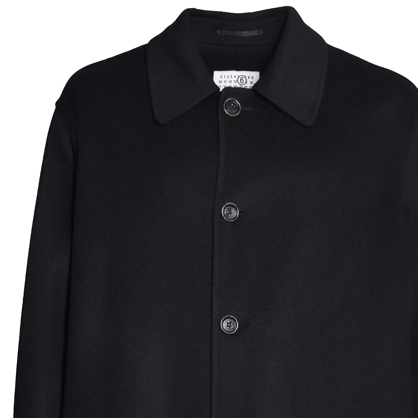 MM6 Maison Margiela SH0AA0033M35761 cappotto nero uomo