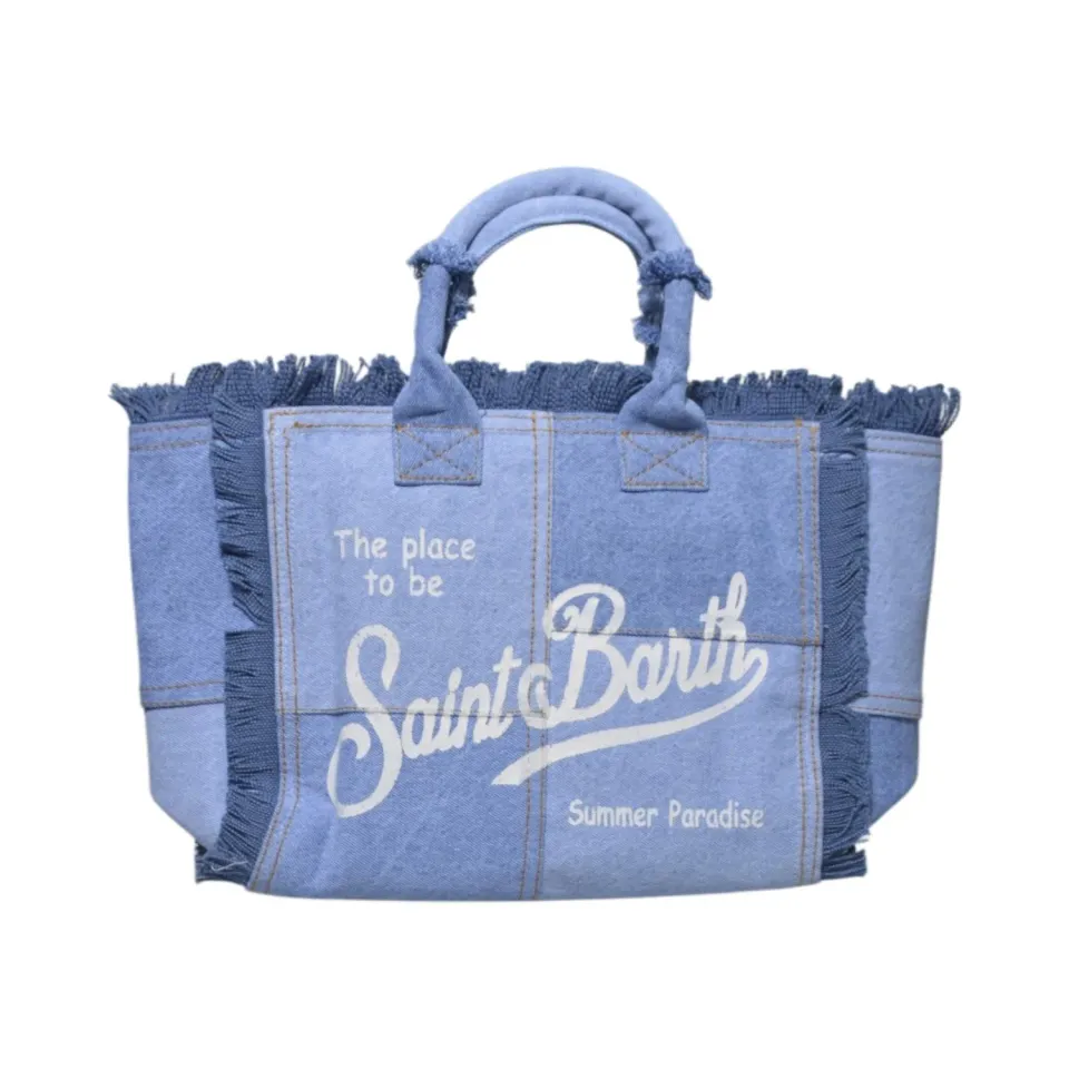 Saint Barth COL0001 borsa a mano denim con tracolla