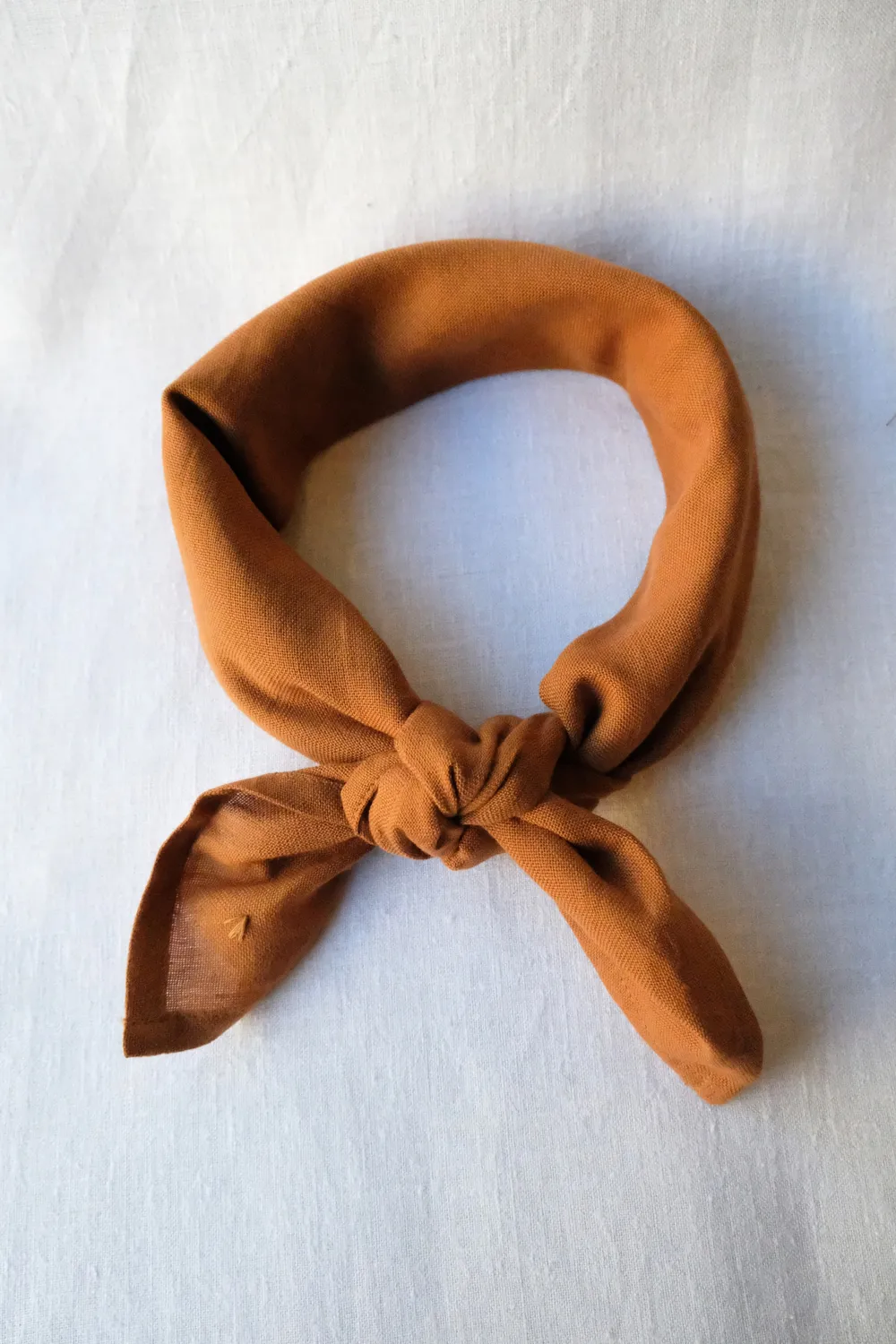Jyoti - Fair Works Dupatti Hazelnut sciarpa cotone nocciola