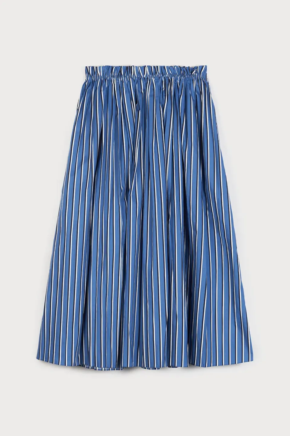 Ports 1961 Amalfi gonna righe blu bianco cotone