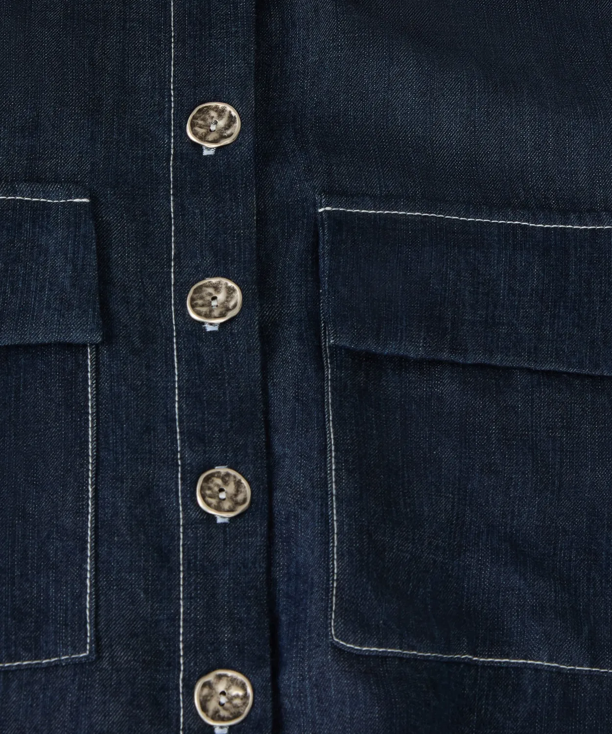 Rodier Camicia Oversize Denim Blu Denim S/M