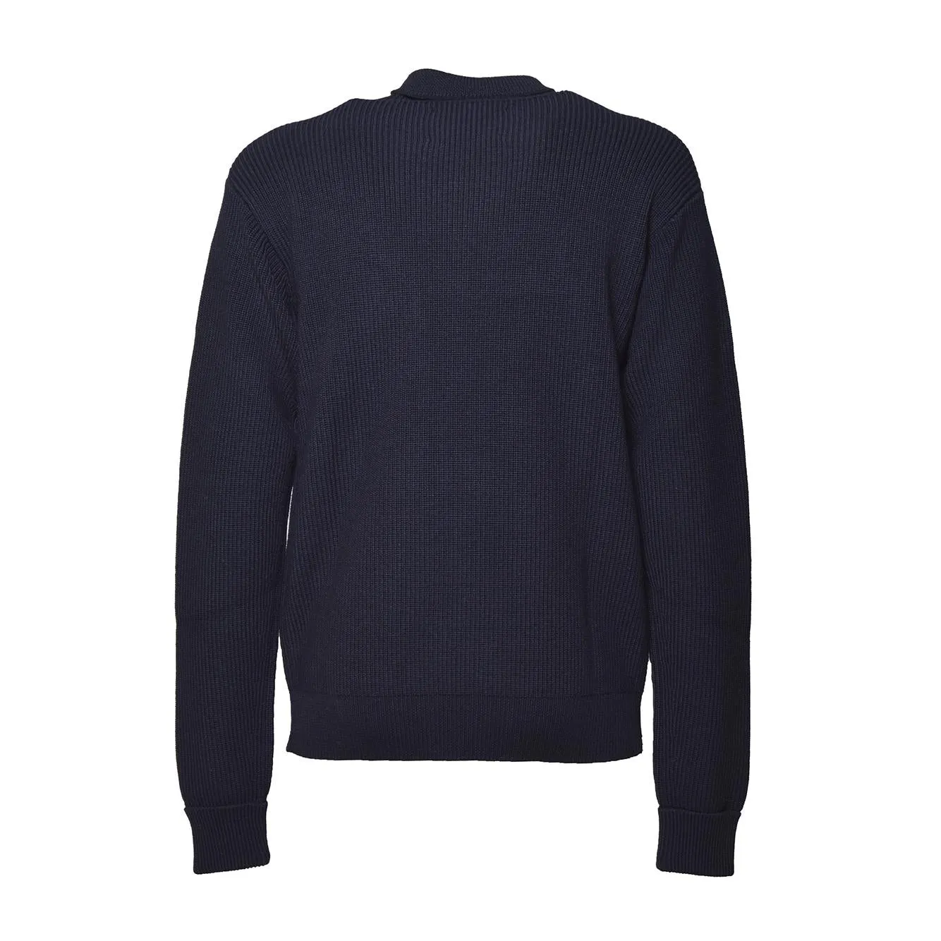 Jil Sander J47GP0146J14644 cardigan blu cotone