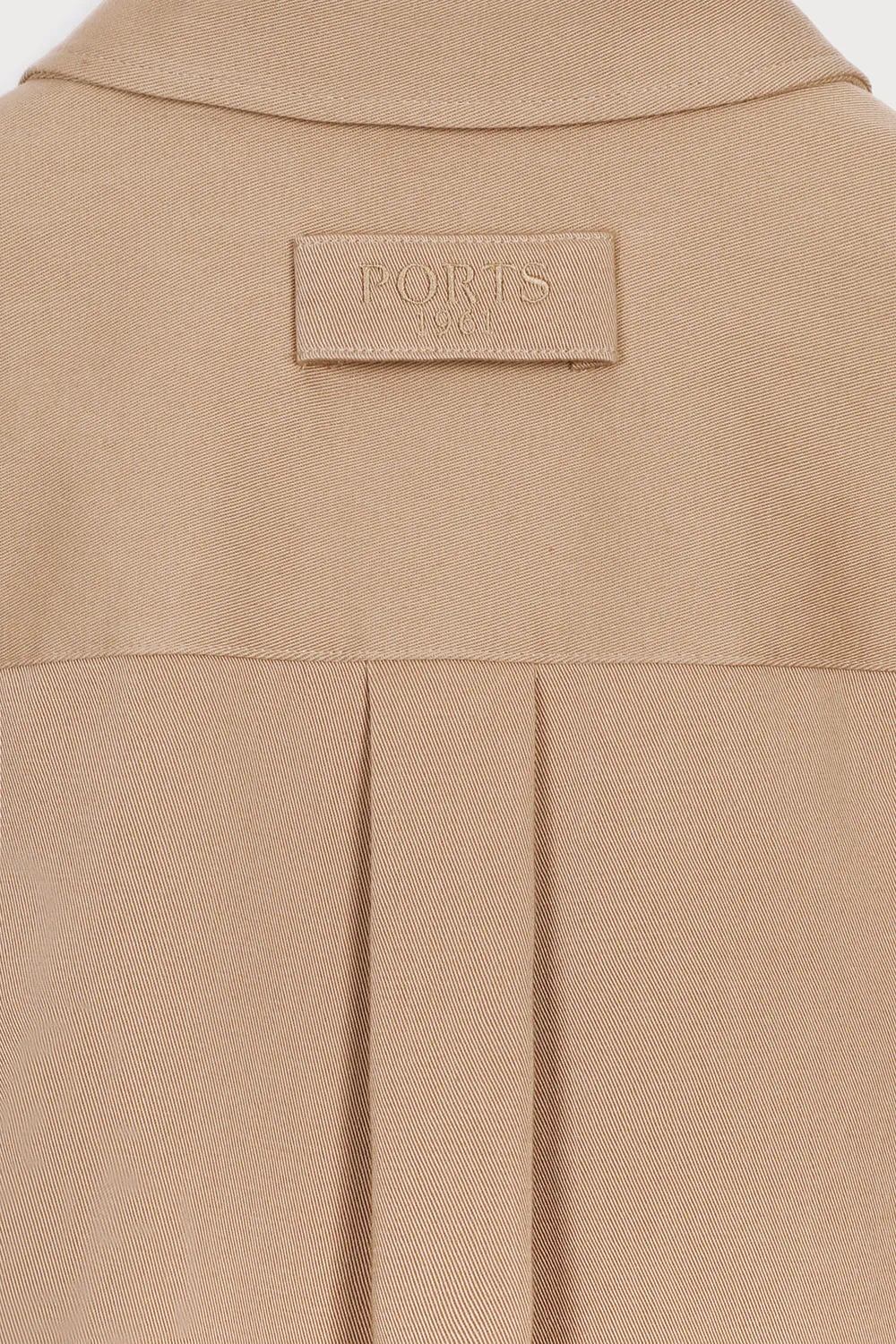 PORTS PW325HLS10 camicia cargo camel tasche