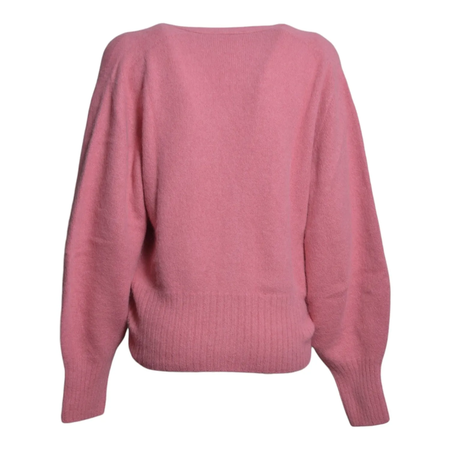 Solotre M3AC0026ACU44S maglia scollo V fucsia