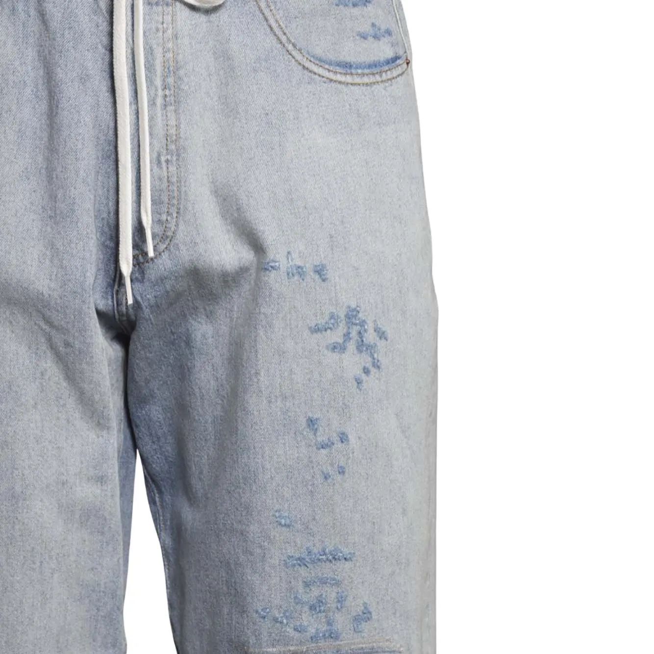 MM6 Maison Margiela SH0MU0014M30055 bermuda denim blu