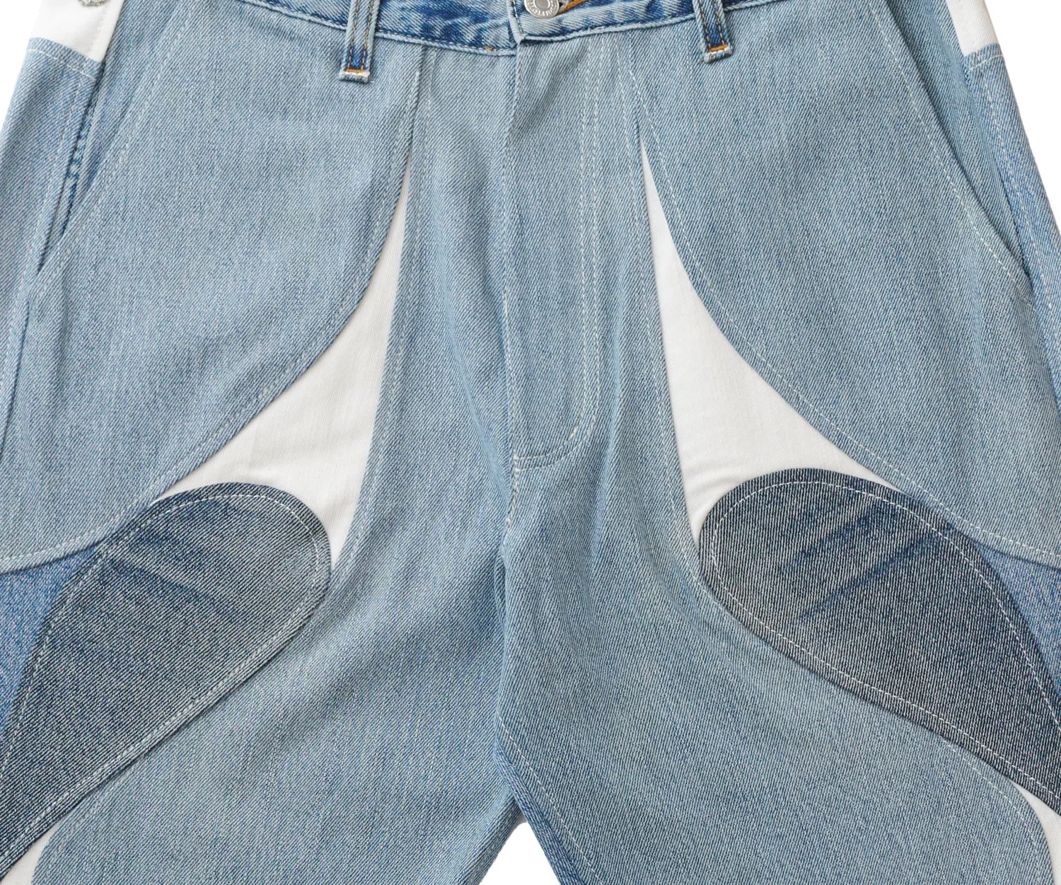 Marcello Pipitone Milano 4 jeans baggy azzurro chiaro