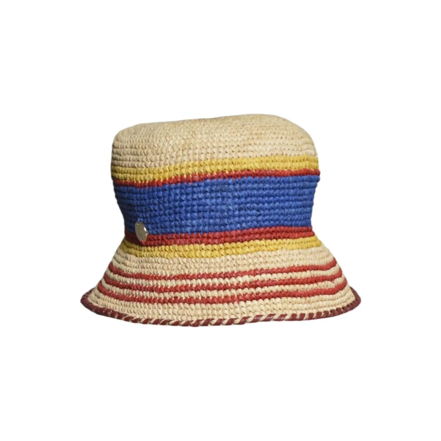 Rabanne 25AAA0245NAT056P968 cappello rafia beige